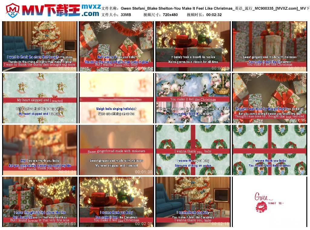 Gwen Stefani_Blake Shelton-You Make It Feel Like Christmas_英语_流行_MC900335